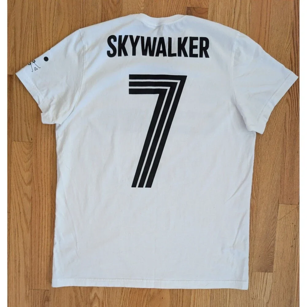 Star Wars Adidas Luke Skywalker #7 X-Wing Soccer Jersey T-Shirt Mens Large